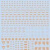 1/100 RB02 Caution Decal One Color Orange(1pc)