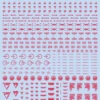 1/100 RB02 Caution Decal One Color Red(1pc) -Model Circuit Shop RB02 100ORE1 2020
