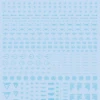 1/100 RB02 Caution Decal Pastel Blue(1pc)