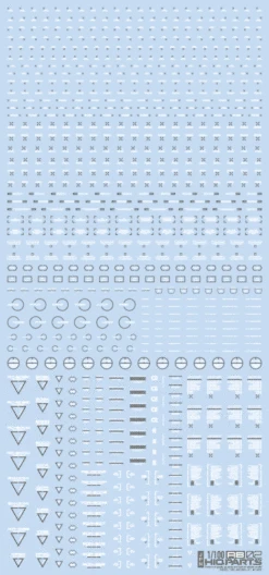 1/100 RB02 Caution Decal White & Gray(1pc)