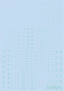 1/144 RB02 Caution Decal Pastel Mint(1pc)