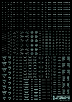 1/144 RB02 Caution Decal Pastel Mint(1pc) -Model Circuit Shop RB02 144PMI 3 2020