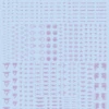 1/144 RB02 Caution Decal Pastel Violet(1pc) -Model Circuit Shop RB02 144PVI 2 2020