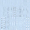 1/144 RB02 Caution Decal White & Gray(1pc)