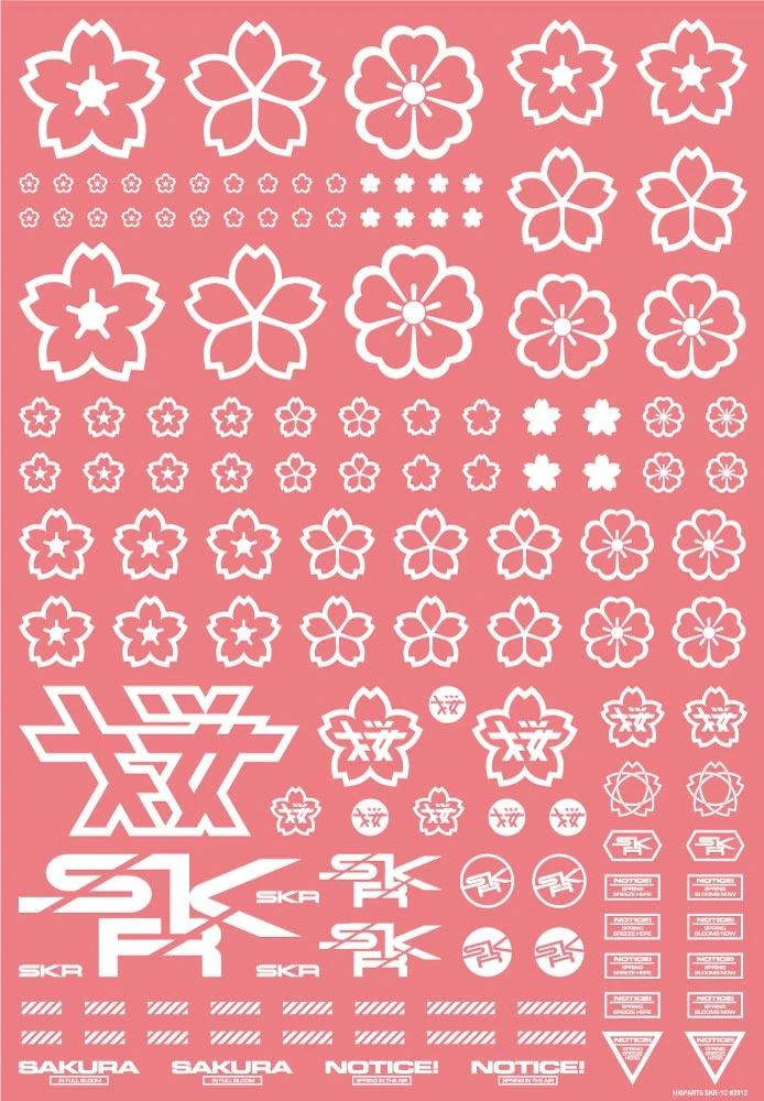 Sakura Decal White(1pc) 4 Sakura Decal White(1pc) - Image 2