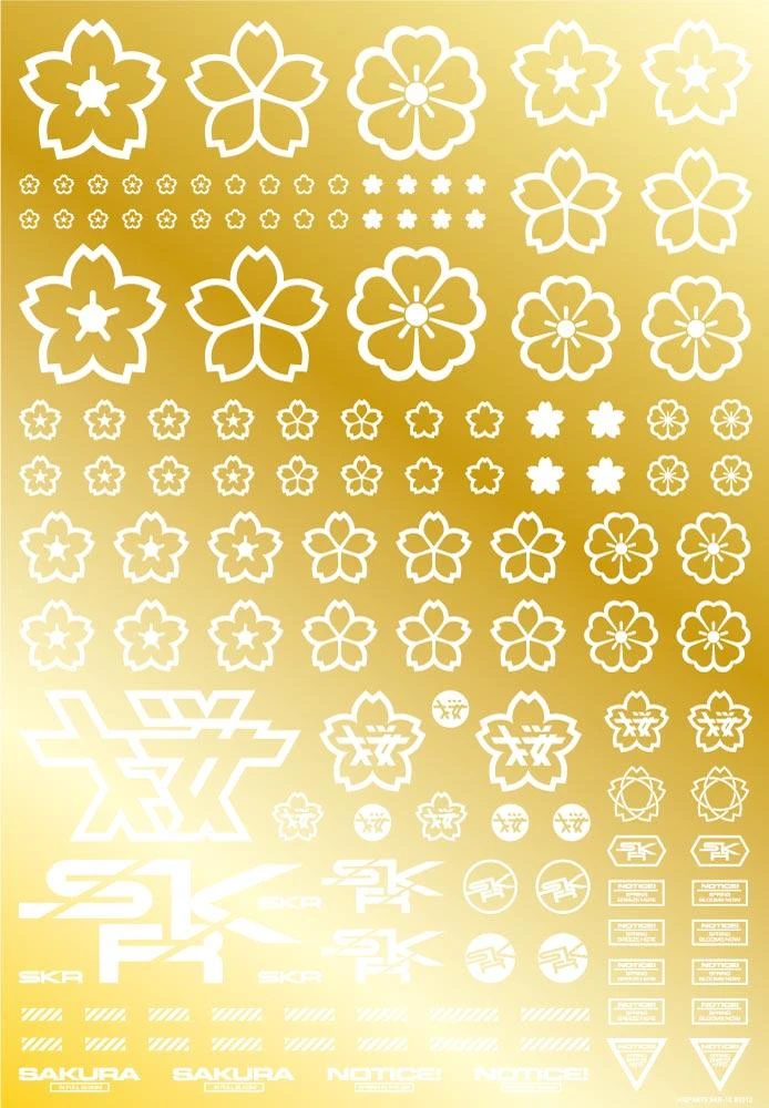 Sakura Decal White(1pc) 5 Sakura Decal White(1pc) - Image 3