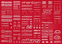 Sponsor Logo Decal 02S Silver(1pc) 7 Sponsor Logo Decal 02S Silver(1pc) -Model Circuit Shop SLD01S SI3