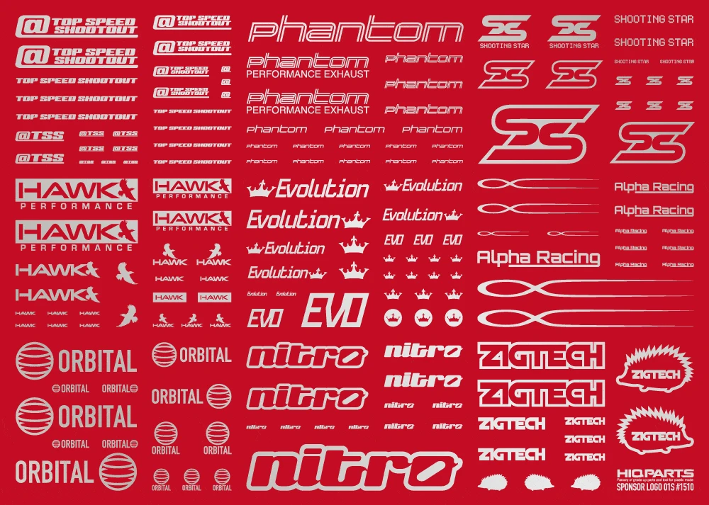 Sponsor Logo Decal 02S Silver(1pc) 5 Sponsor Logo Decal 02S Silver(1pc) - Image 3
