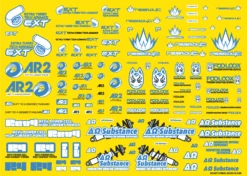 Sponsor Logo Decal 02S Indigo Blue(1pc) 11 Sponsor Logo Decal 02S Indigo Blue(1pc) -Model Circuit Shop SLD02S IB05