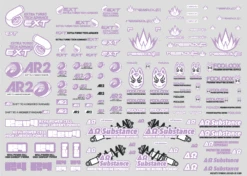 Sponsor Logo Decal 02S Light Purple(1pc) 10 Sponsor Logo Decal 02S Light Purple(1pc) -Model Circuit Shop SLD02S LP04