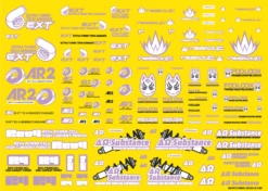 Sponsor Logo Decal 02S Light Purple(1pc) 11 Sponsor Logo Decal 02S Light Purple(1pc) -Model Circuit Shop SLD02S LP05