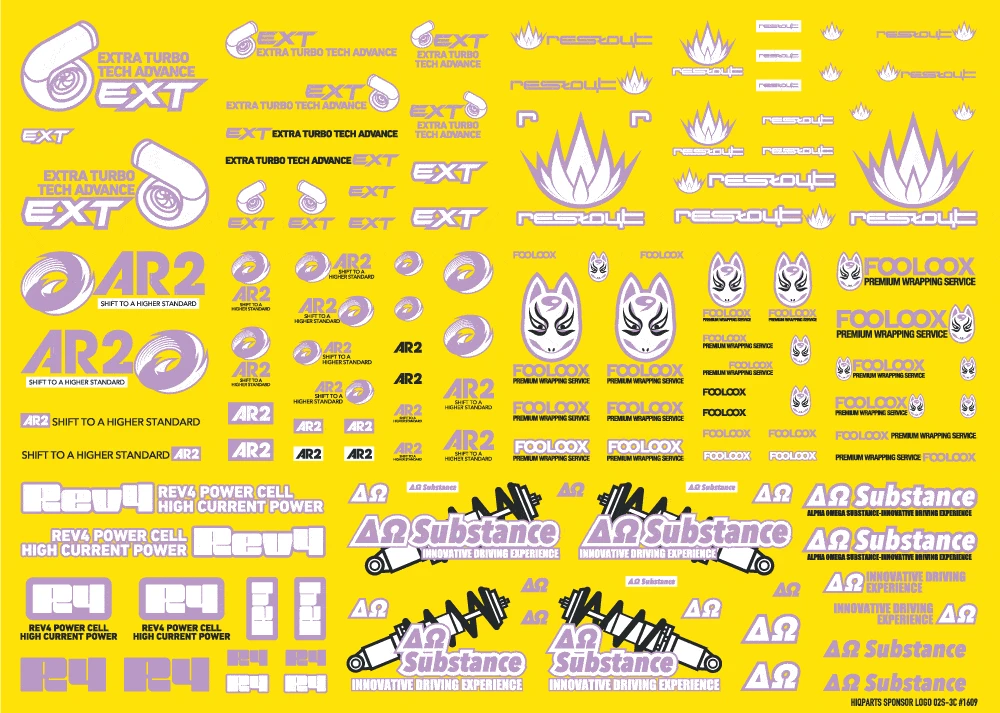 Sponsor Logo Decal 02S Light Purple(1pc) 7 Sponsor Logo Decal 02S Light Purple(1pc) - Image 5