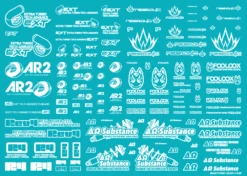 Sponsor Logo Decal 02S White(1pc)