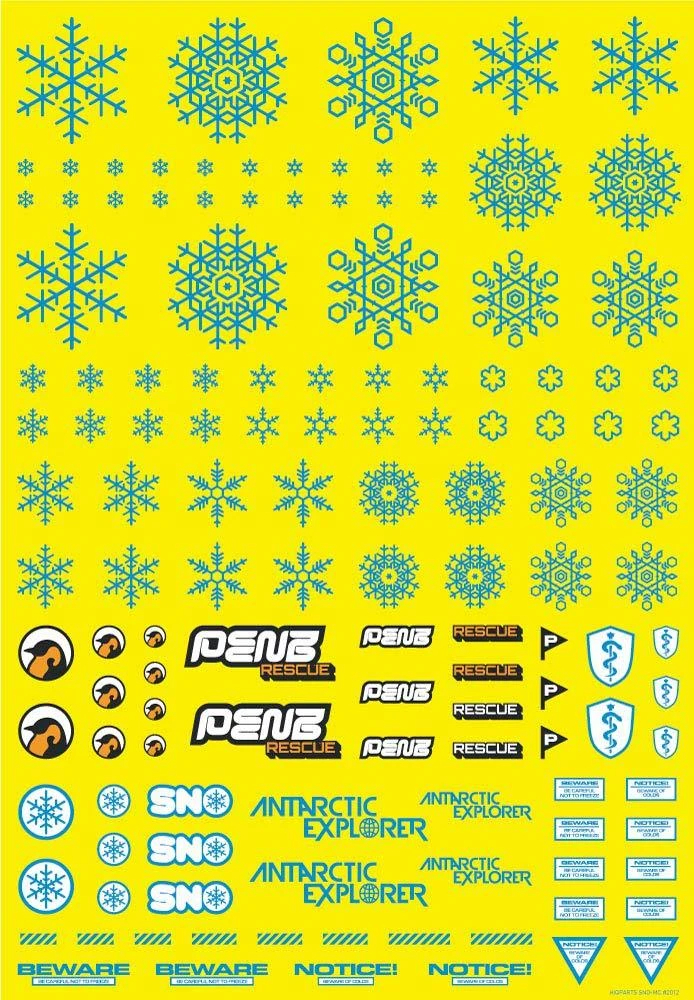 Snow Decal Blue(1pc) 5 Snow Decal Blue(1pc) - Image 3