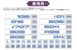 TR Decal 3 Number Blue(1pc) 8 TR Decal 3 Number Blue(1pc) -Model Circuit Shop TR3 N BLU 3