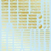 TR Decal 3 Number Gold(1pc) -Model Circuit Shop TR3 N GLD 1