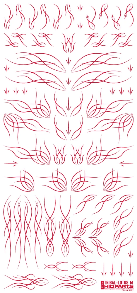 Tribal Lotus M Red(1pc) 5 Tribal Lotus M Red(1pc) - Image 3