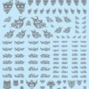 Tattoo Decal 01 "Heart" Clear Black(1pc)