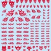 Tattoo Decal 01 "Heart" Red(1pc) 1 Tattoo Decal 01 "Heart" Red(1pc) -Model Circuit Shop TTD 01 RED 01 1
