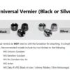 Universal Vernier Black And Sliver 1 Universal Vernier Black And Sliver -Model Circuit Shop UBK USL
