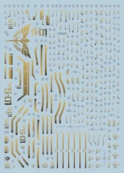 MG Metallic Sazabi Ver Ka Water Slide Decal