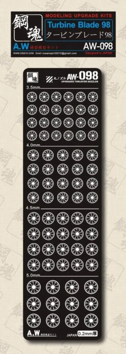 AW-098 GUNDAM & WEAPON MODEL DETAIL THRUSTER BUILDERS PARTS PHOTO ETCH ADD ON -Model Circuit Shop c316d6ea139a47418d0452ce5a647fd3