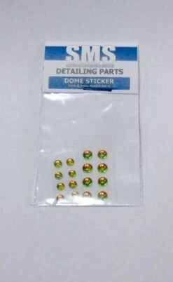 SMS Dome Stickers (3mm & 4mm Mixed Pack)