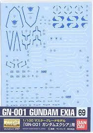 Bandai Gundam Decal 69 - MG Exia