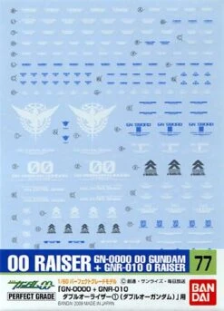 Bandai Gundam Decal 77 - PG OO Raiser A