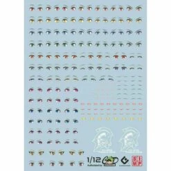 A25 Character Eyes Decal Sheet